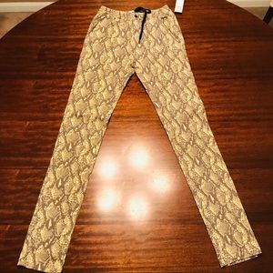Brand NWT Urban Outfitters Snake Print Pants
